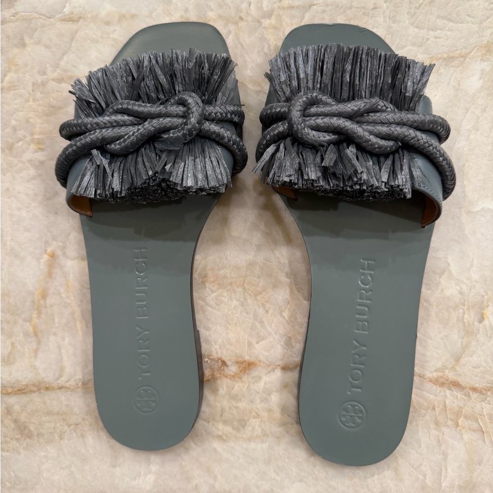 Tory Burch ROPE FLAT SLIDE as 6 1/2